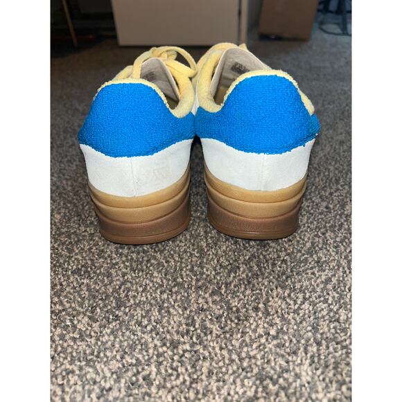 Adidas Originals GAZELLE BOLD shoes  Almost Blue/Bright Blue mens size 8 - Picture 3 of 6